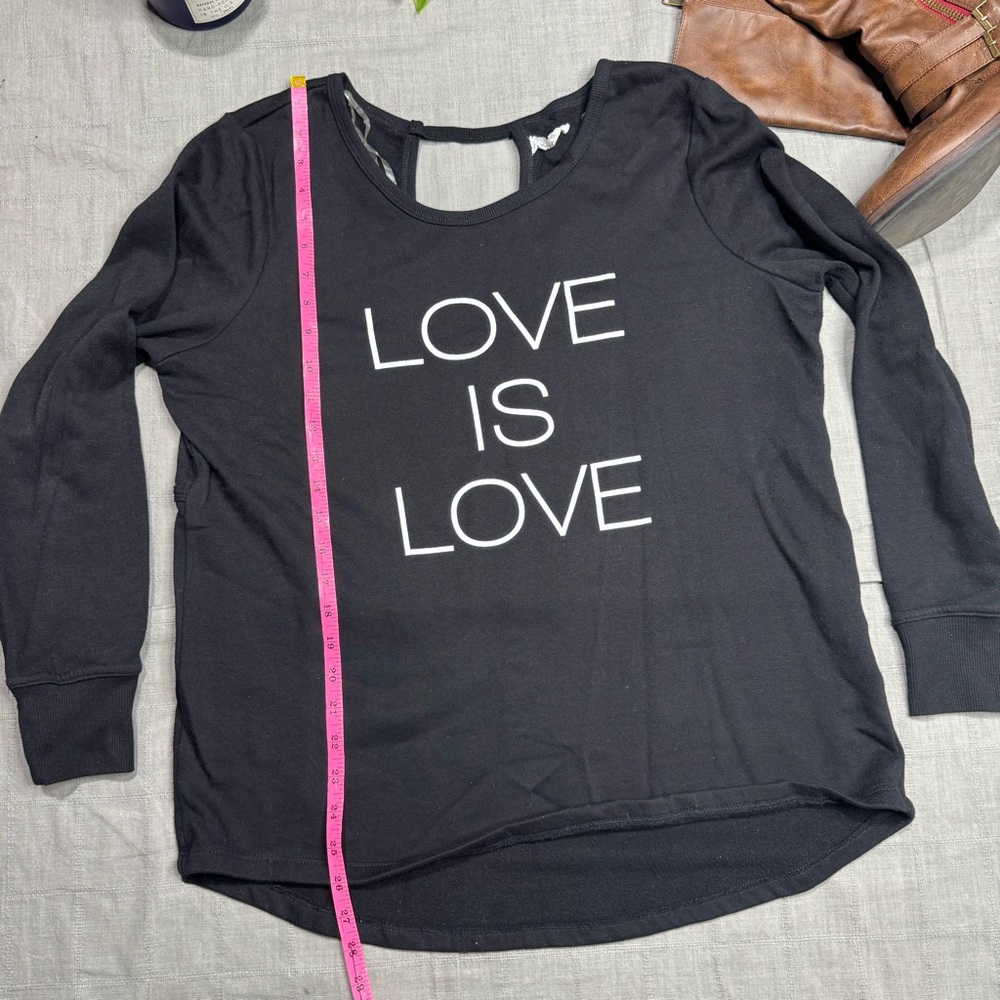 Black open back sweatshirt - Picture 5 of 8